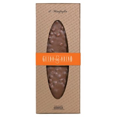 Gianduja-Schokolade mit ganzen Haselnüssen "Mini Foglio"