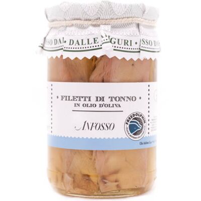 Thunfischfilets in Olivenöl