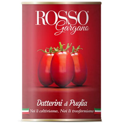Geschälte Dattel-Tomaten aus Apulien "Rosso Gargano"